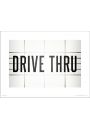 Drive Thru - plakat premium 40x30 cm