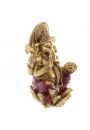 Zoto-czerwona statuetka boga Ganesha 16cm