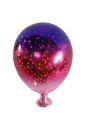 redni wiszcy balon z lampkami LED, w kolorze fioletowym i rowym