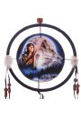 Indiaski apacz snw z nadrukiem kobiety i wilka - 16cm