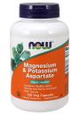 Now Foods Magnesium & Potassium Aspartate Suplement diety 120 kaps.