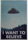 X Files I Want to Believe - UFO - plakat 61x91,5 cm