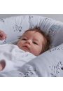 Purflo Oddychajcy materac, gniazdko do spania dla niemowlt - zebry