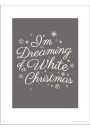 Christmas White - plakat premium 40x50 cm