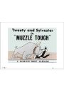 Sylvester and Tweety Muzzle Tough - plakat premium 40x30 cm