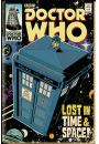 Doctor Who Tardis Komiksowa Wersja - plakat 61x91,5 cm