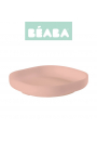 Beaba Silikonowy talerzyk z przyssawk pink