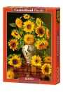 Puzzle 1000 el. Sunflowers in a Peacock Vase Castorland