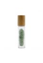 Gemstone Essential Oil Roller Bottle, Aventuryn, z drewnian nakrtk