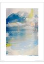 Abstract Sea - plakat premium 40x50 cm