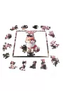 Baby Zenko Puzzle drewniane dla dzieci 30 elementów, puzzle fantastyczne