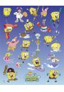 Spongebob Kanciastoporty Bohaterowie - plakat