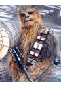 Star Wars Gwiezdne Wojny Ostatni Jedi Chewbacca Bowcaster - plakat