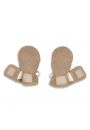 Rkawiczki dziecice polarowe beowe Teddy Fleece Beige 0-12m