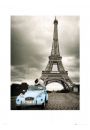 Zakochany Pary Paris romance - plakat premium 60x80 cm