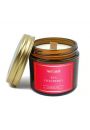 Your Candle wieca sojowa zapachowa z drewnianym knotem tea cranberry 120 ml