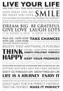 yj Wasnym yciem - Live Your Life - plakat motywacyjny 61x91,5 cm