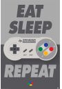 Nintendo Eat Sleep Repeat - plakat 61x91,5 cm