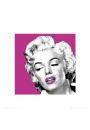 Marilyn Monroe pink - plakat premium 40x40 cm