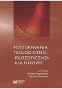 eBook Poszukiwania teologiczno-filozoficzno-kulturowe pdf